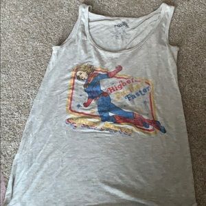 Captain Marvel Higher Further Faster Tank Top